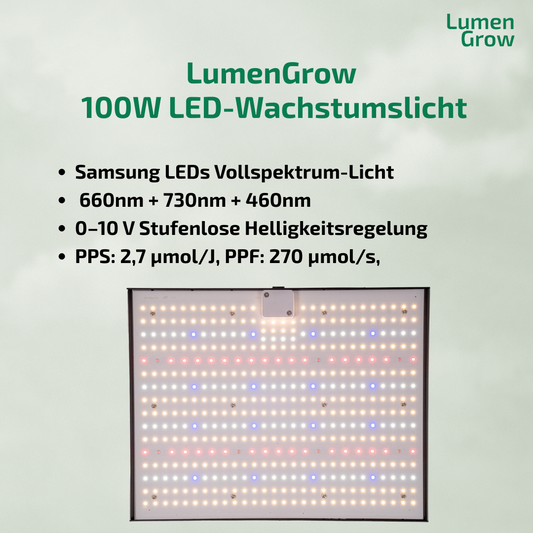 LumenGrow 100W LED-Wachstumslicht