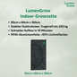 Growzelt 80x80x160cm, für 2-3 Pflanzen, großes Frontfenster, für den Indoor-Pflanzenanbau