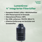 LumenGrow 4” Integrierter Filterlüfter